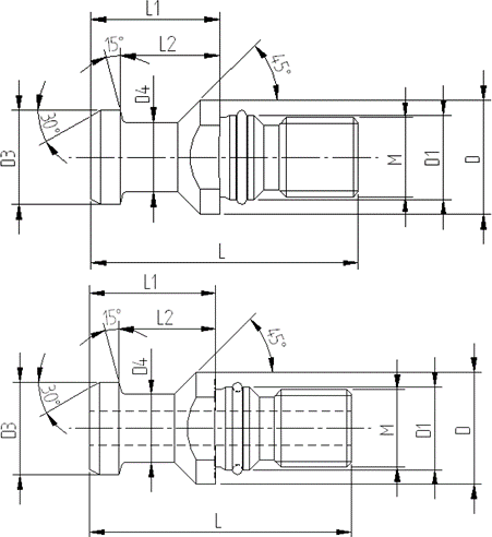 Штревель CODOLI ISO50 DIN 69872FORATO