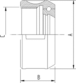 Гайка EOC 25
