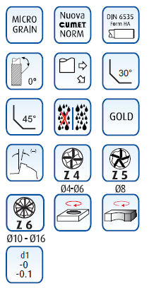 Фреза 60° Z4 D.0.4X3.4X50 G4