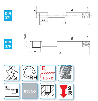 Метчик P60EM5XP