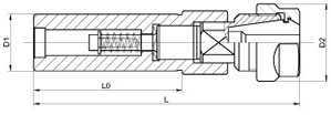 Патрон резьбонарезной SL32-WER32-80