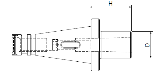 Оправка ISO50 DIN2080 H45 CM1 PUNTE