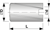 Зенкер 221414 27,7