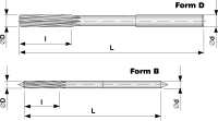Развертка 221430 2,5 H7 57/14