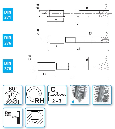 Метчик E40UNC5/16T