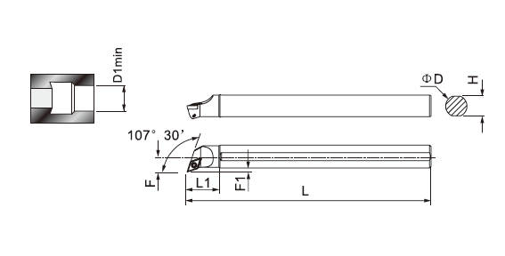Держатель IRRIS D1013K-SDQCR-07
