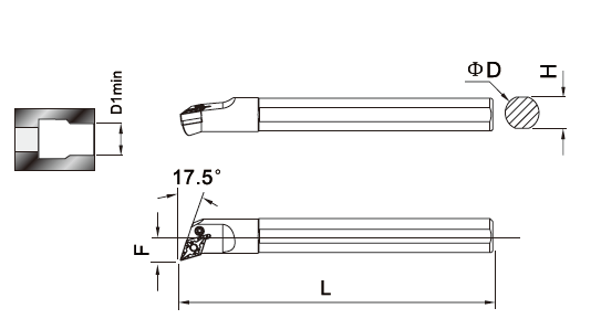 Держатель IRRIS S3240S-PDQNR-15B