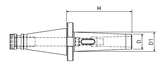 Оправка ISO50 DIN2080 H150 CM3 PUNTE