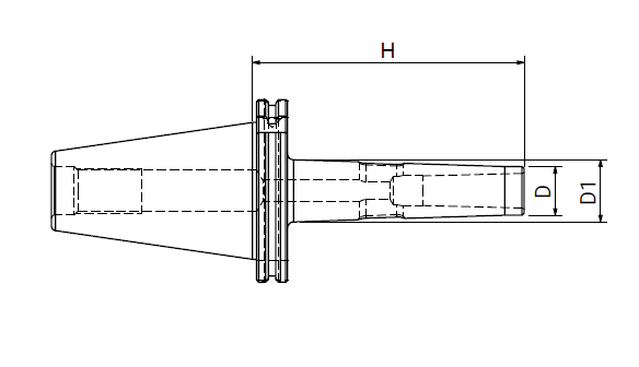 Оправка ISO50 DIN69871 H140 CM2 PUNTE