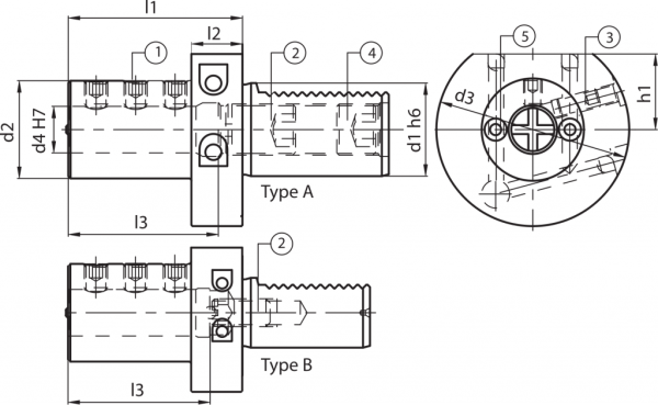 Держатель расточных резцов FORMA E2-40X40