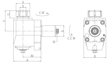 Головка сверлильно-фрезерная FR30-5482-25-65