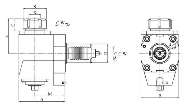 Головка резьбонарезная TFL50-5482-25-75