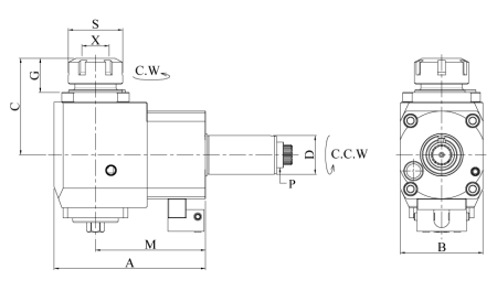 Головка сверлильно-фрезерная FR30-5480-25-85