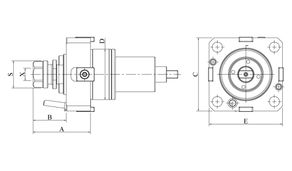 Головка резьбонарезная DW300-TDA65-ER20