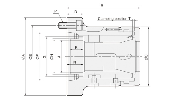 Патрон цанговый CR42A5