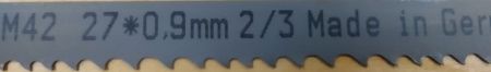 Ленточное полотно по металлу OMEGA M42 NB 27х0,9 2/3