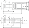 Штревель CODOLI ISO50 MAS-BT M24 30° NON FOR.