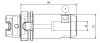 Оправка HSK63/A DIN69893 WELDON H120 D.20