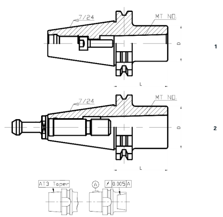 Оправка SK50-MTB4-150
