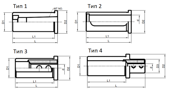 Переходная втулка E32-MT1