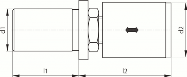 Упор FERMOBARRA C.AMMORTIZ.25X42X50