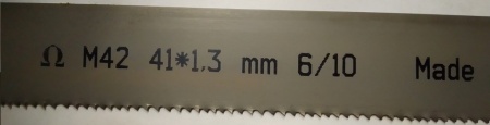 Ленточное полотно по металлу OMEGA M42 41x1,3 6/10