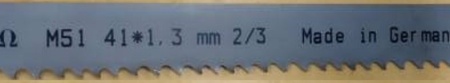 Ленточное полотно по металлу OMEGA M51 41x1,3 2/3