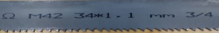 Ленточное полотно по металлу OMEGA M42 34х1,1 3/4