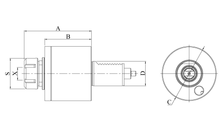 Головка резьбонарезная TDA30-1809-OFF29-ER16