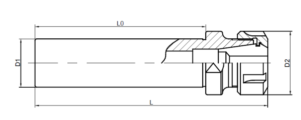 Патрон цанговый BC25-ER16-120M