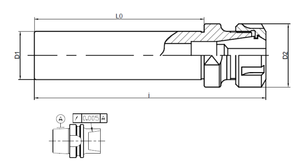 Патрон цанговый BC32-ER32-80